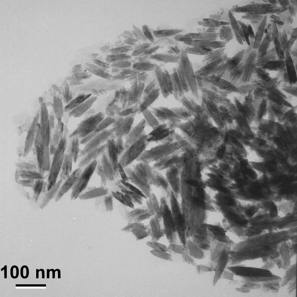 Spindle-like TiO2crystallites